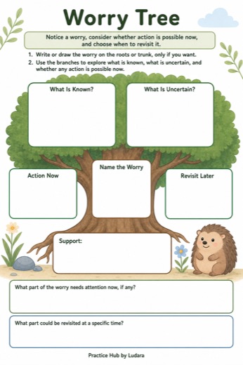 Preview of Worry Tree