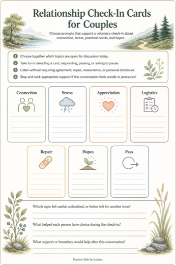 Preview of Relationship Check-In Cards